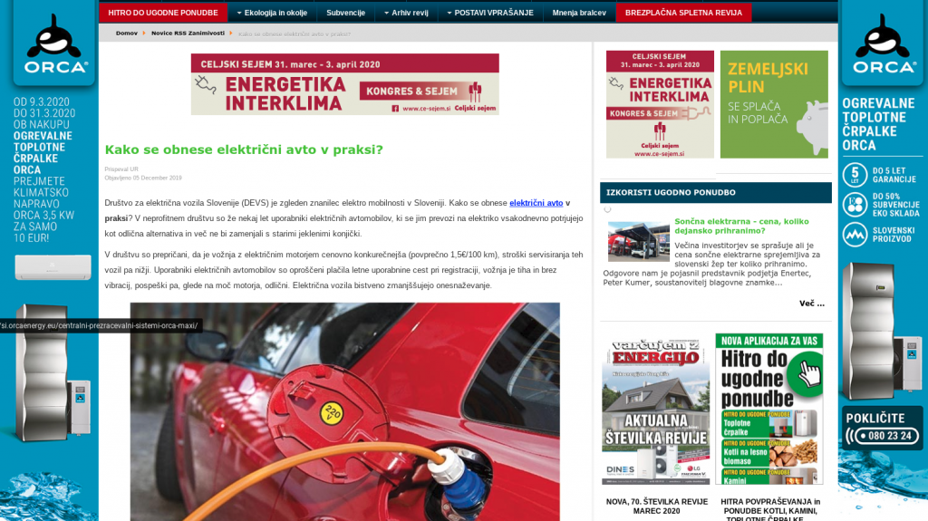 prodajni proces vsebine električni avto