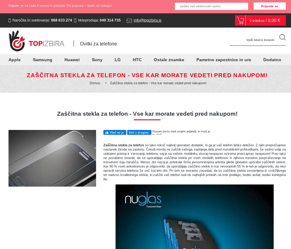 prodajni proces prodaje etuijev za mobije