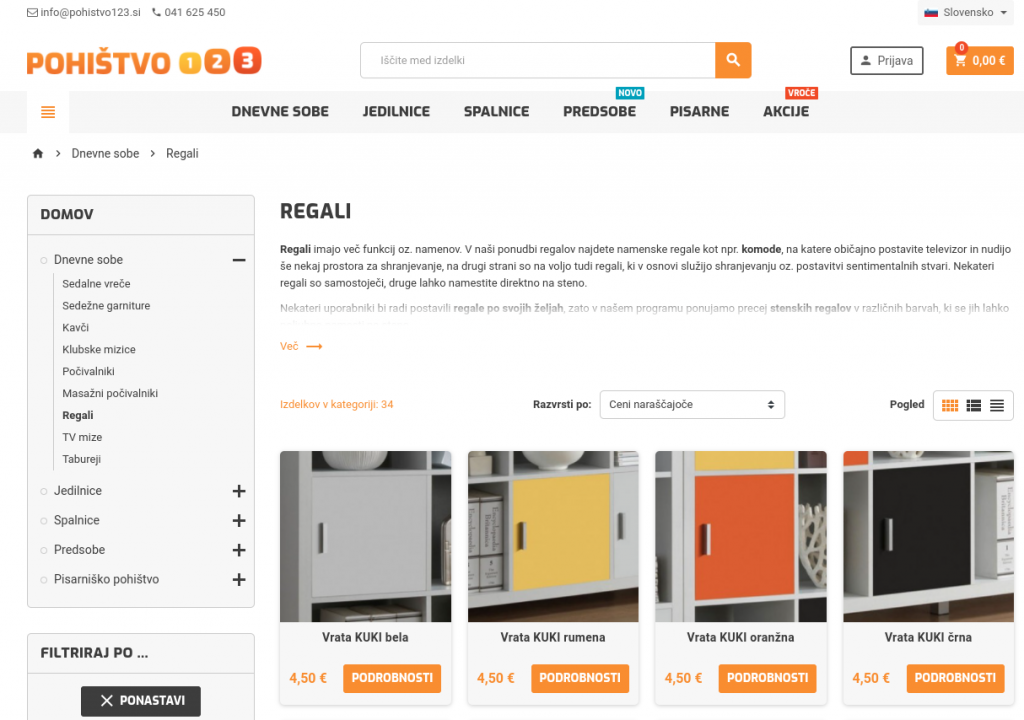 seo optimizacija rast obiska regali